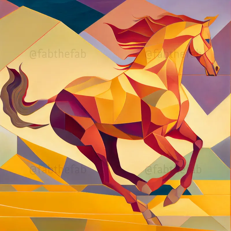 Animal Geometric Golds