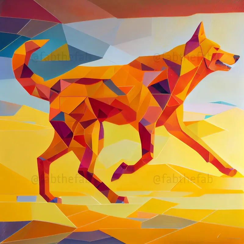 Animal Geometric Golds