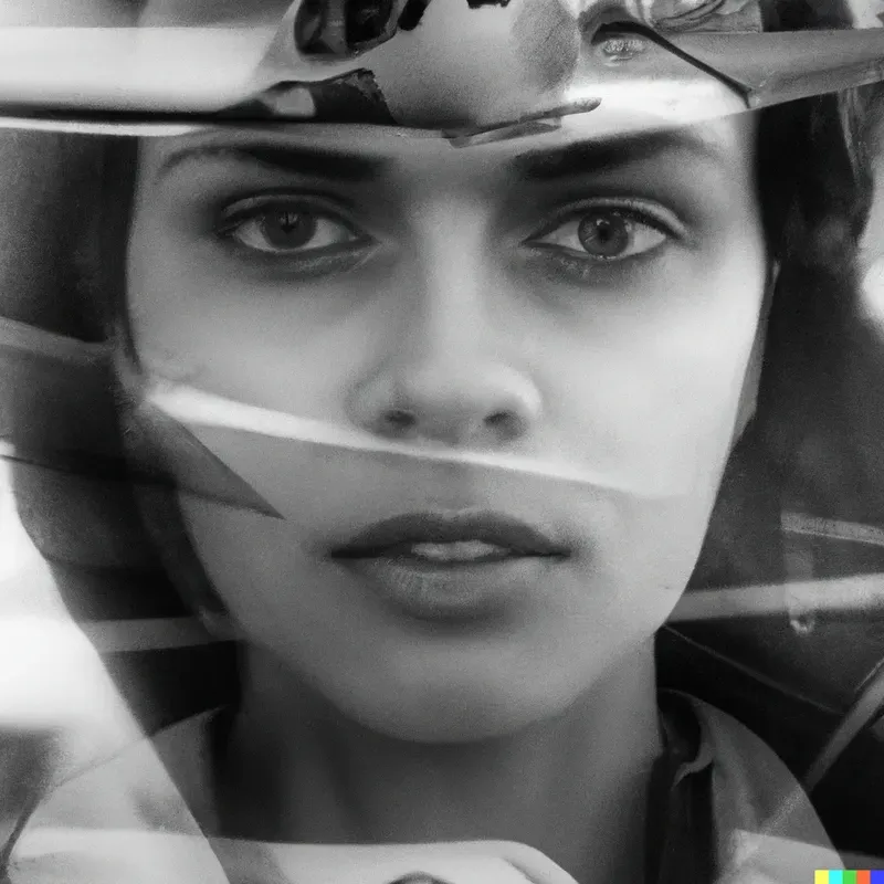 Black and White Photo Montage 