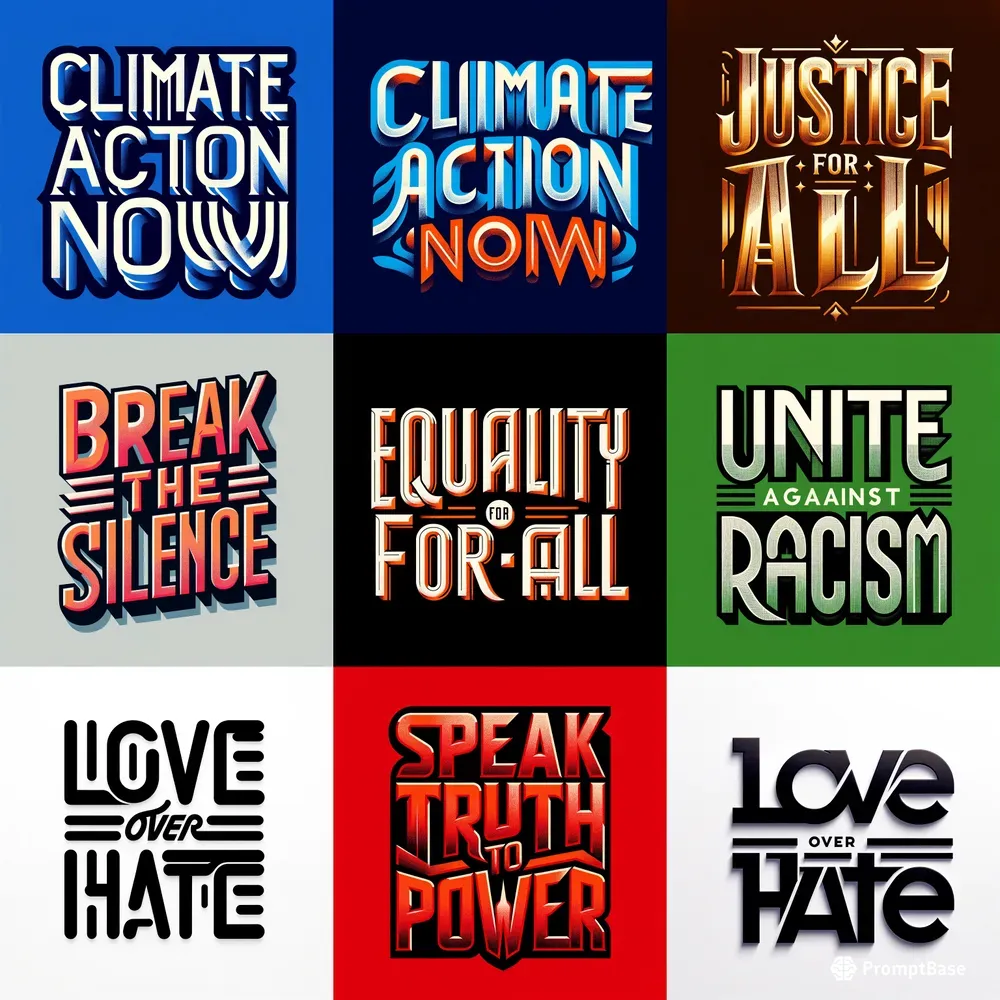 Bold Statement Typography Design