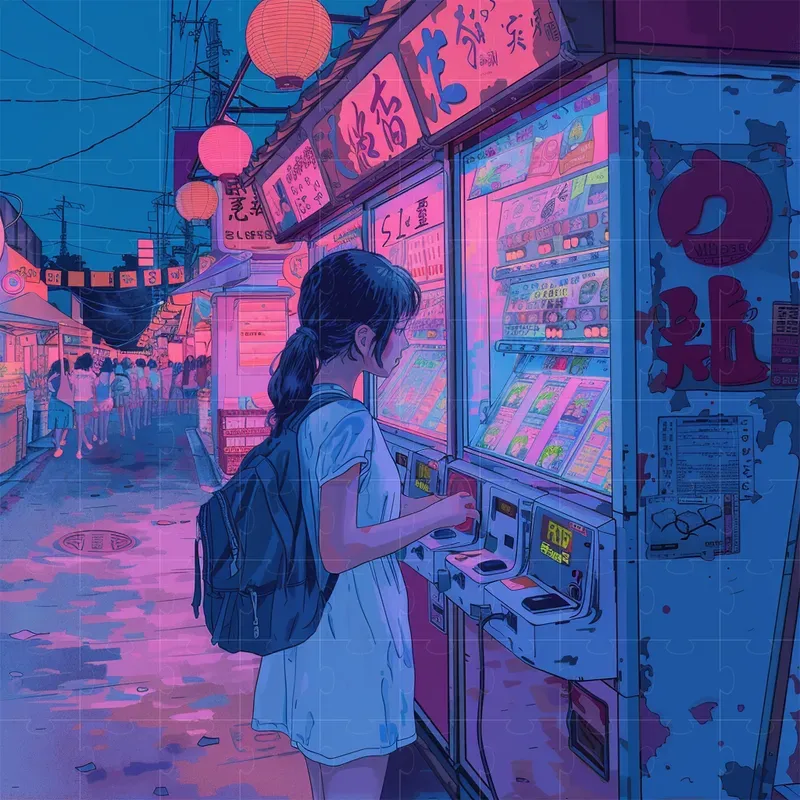 Retro Anime Style Of Any Scene