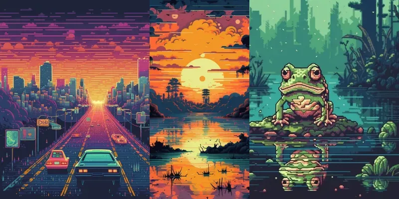 Pixel Art generated by undefined
