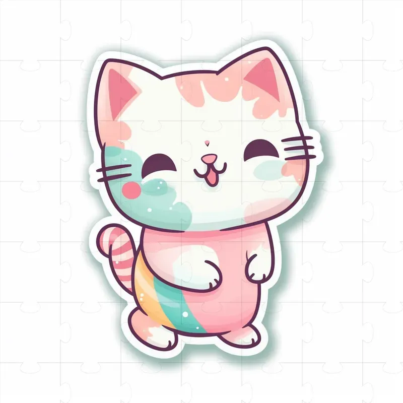 Cute Kawaii Animals Stickers