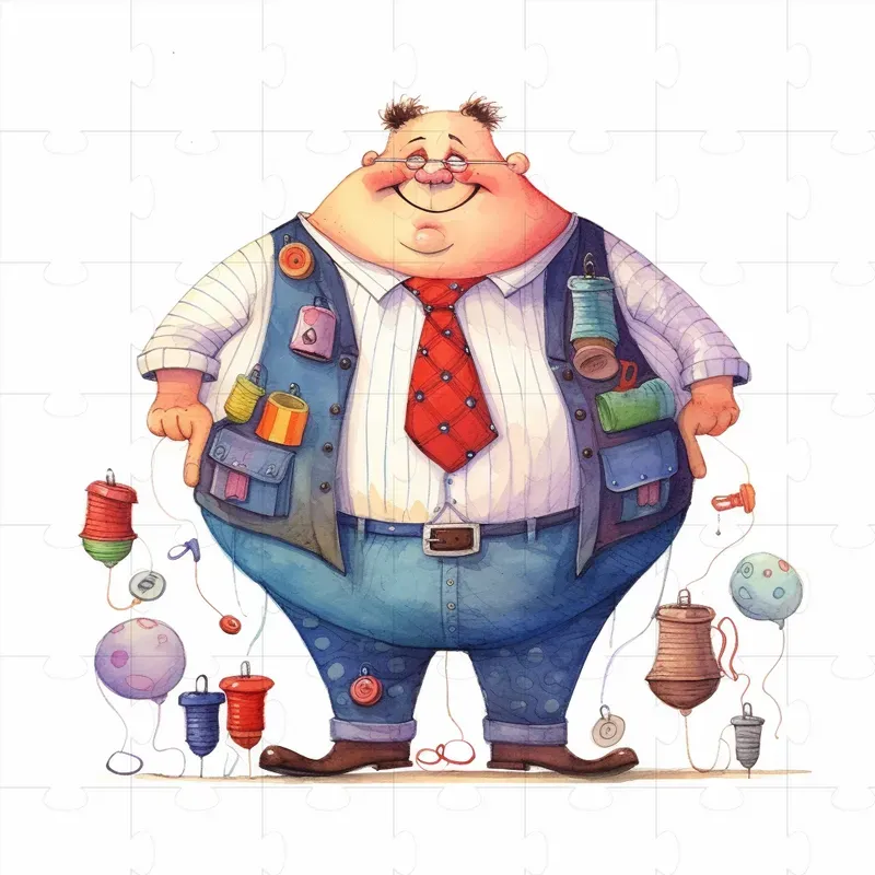 Whimsical Rounded Characters