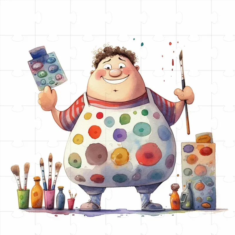 Whimsical Rounded Characters