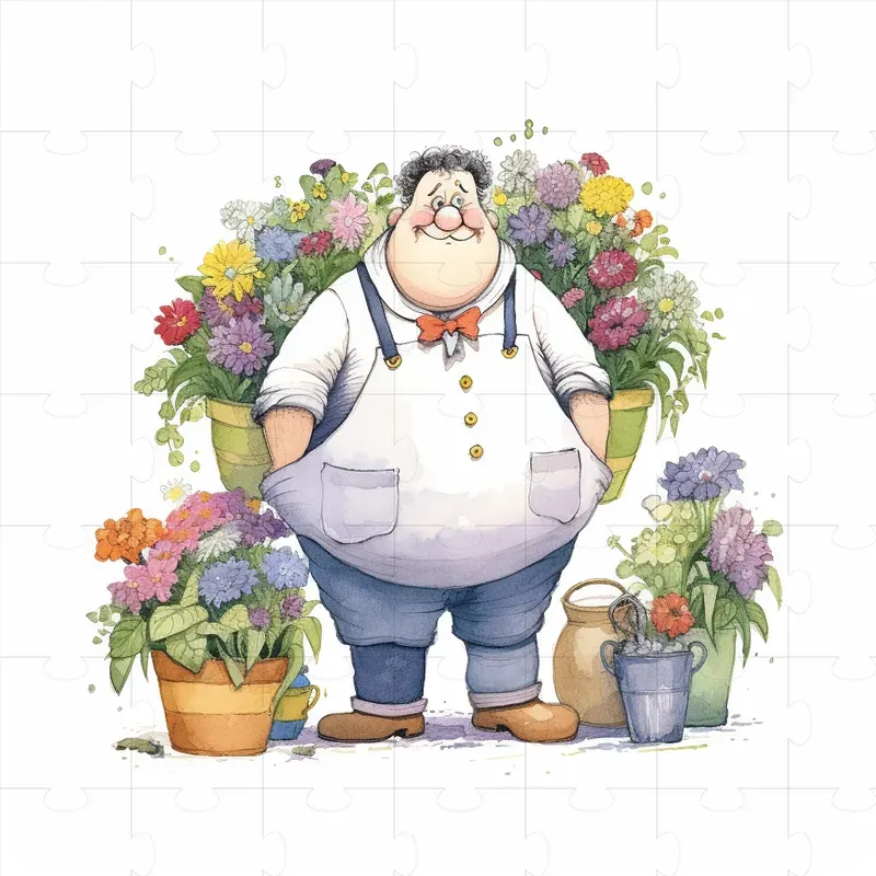 Whimsical Rounded Characters