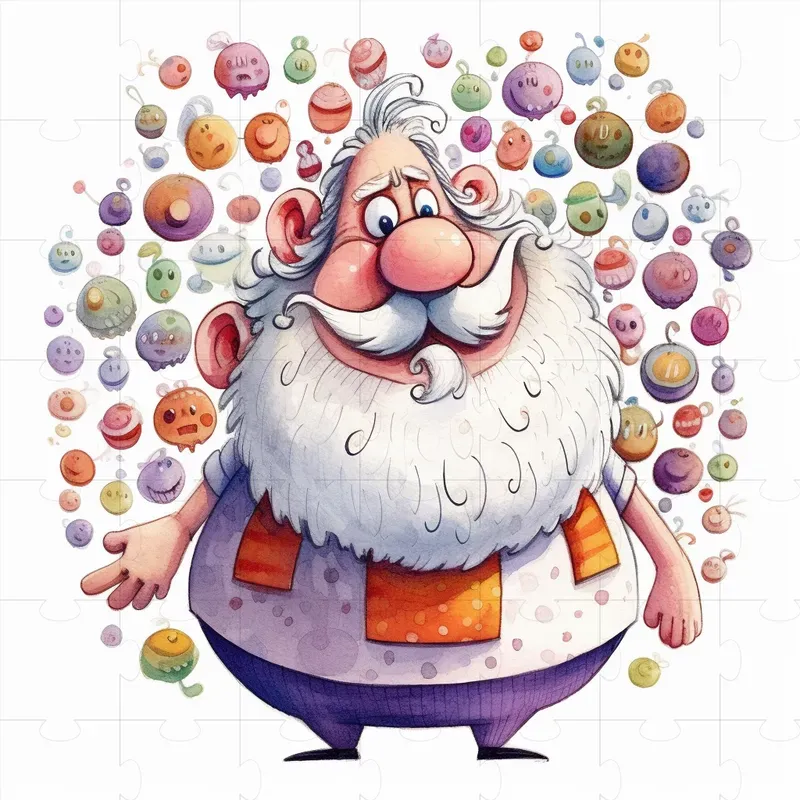 Whimsical Rounded Characters