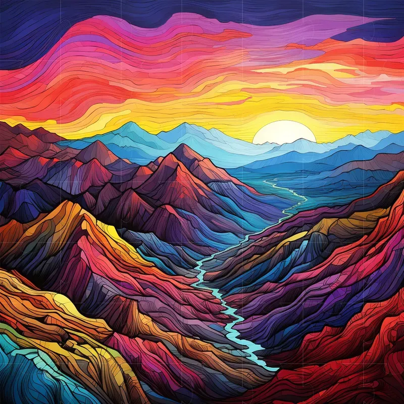 Vibrant Skies Panoramas