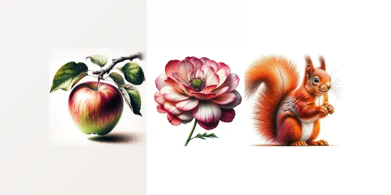 Vibrant Colored Pencil Artworks generated by undefined
