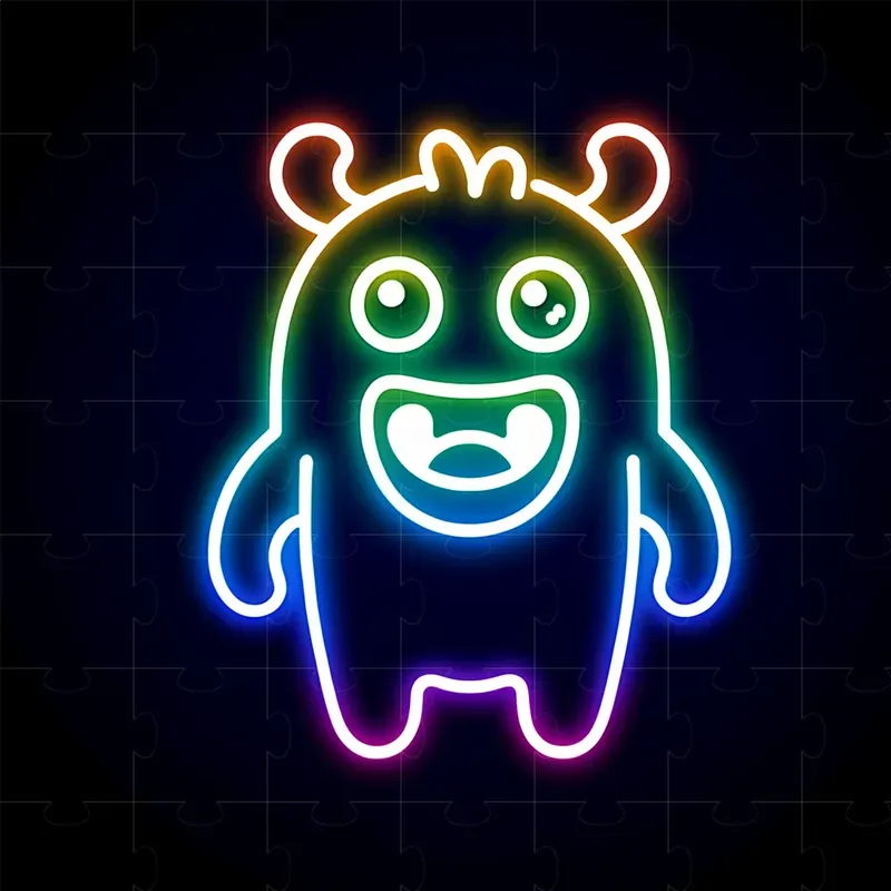 Cute Little Neon Avatars