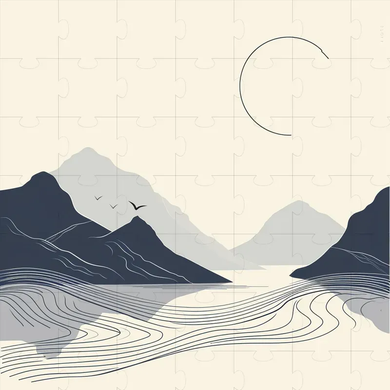 Elegant Line Art Drawings