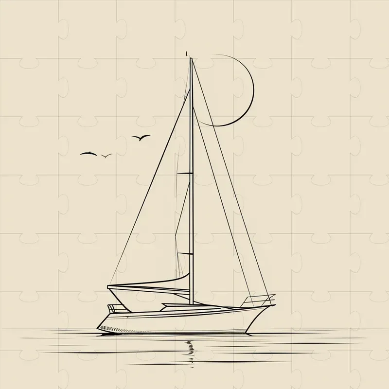 Elegant Line Art Drawings