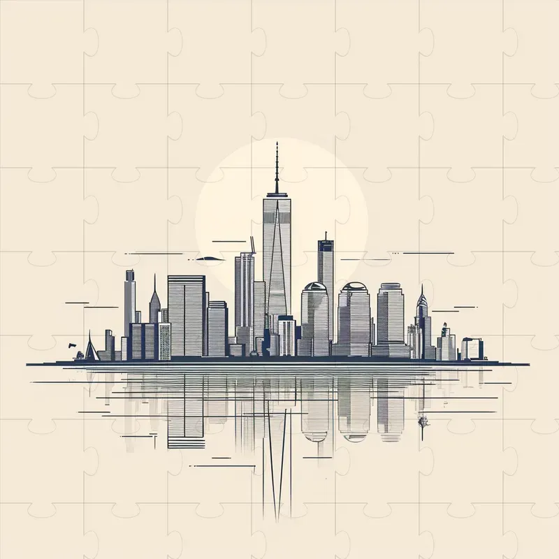 Elegant Line Art Drawings