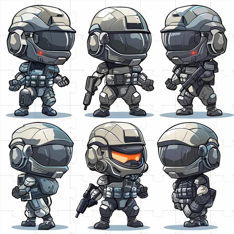 Chibi Characters Sheets