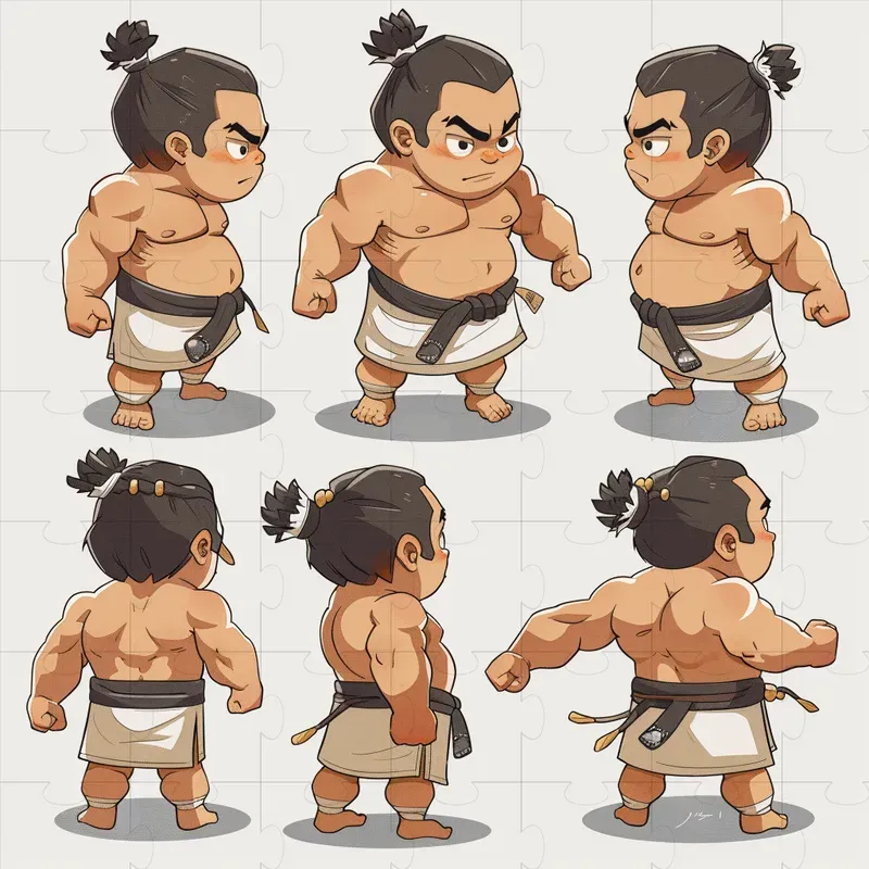 Chibi Characters Sheets