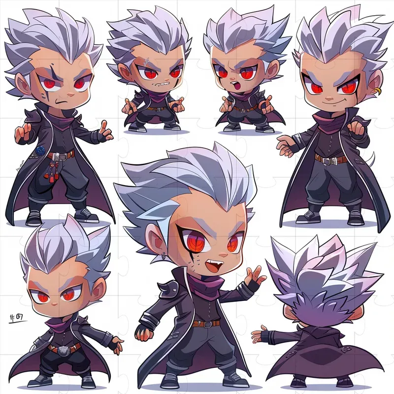 Chibi Characters Sheets