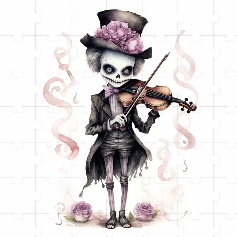 Vintage Style Halloween Watercolors