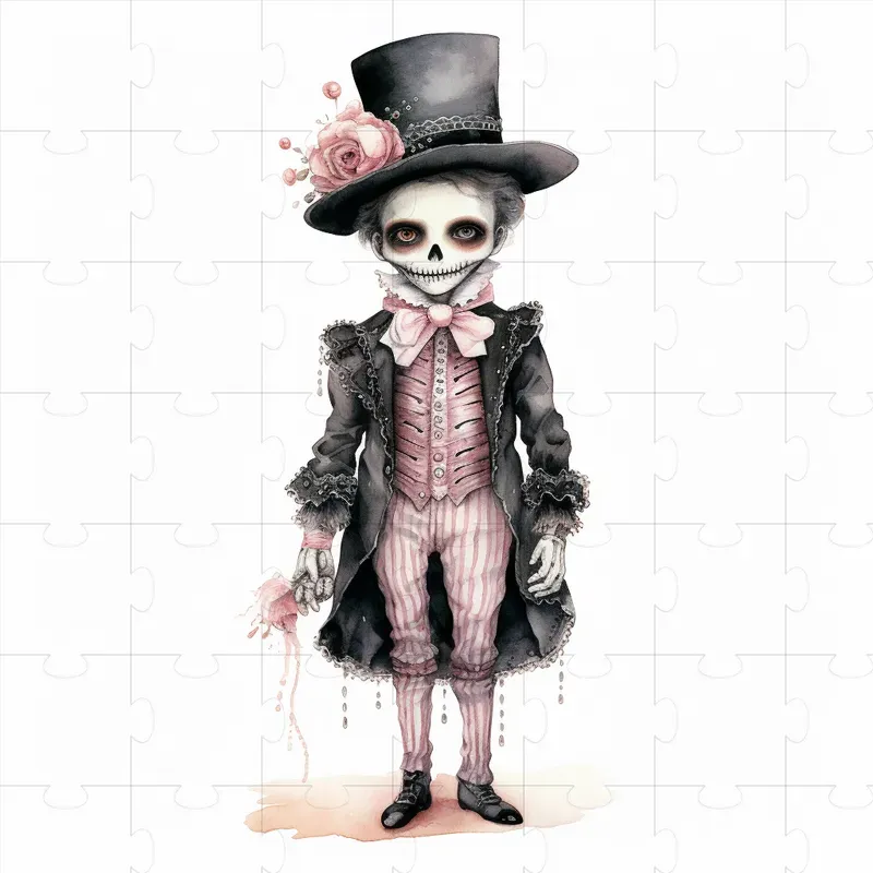 Vintage Style Halloween Watercolors