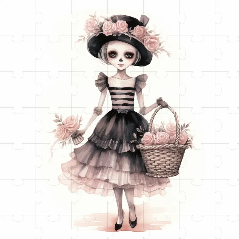 Vintage Style Halloween Watercolors