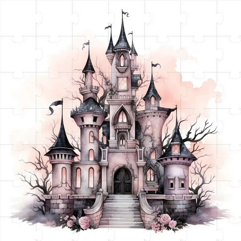 Vintage Style Halloween Watercolors