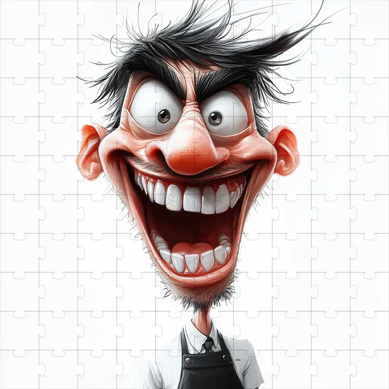 Exaggerated Cartoon Caricatures
