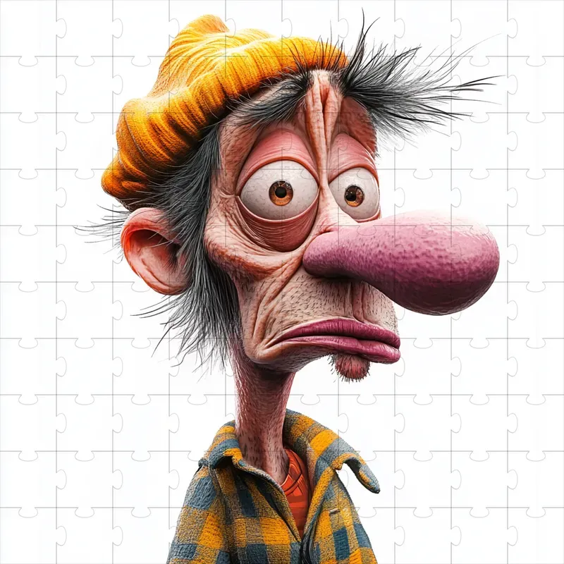 Exaggerated Cartoon Caricatures