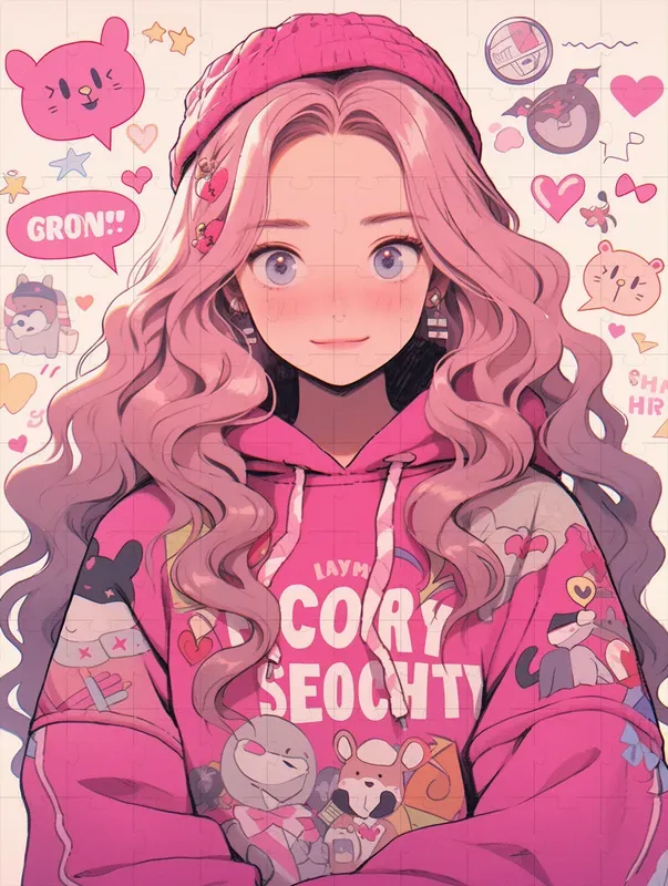 Kawaii Emoji Anime Girls