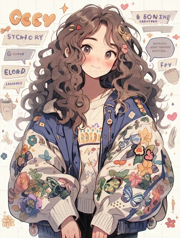 Kawaii Emoji Anime Girls