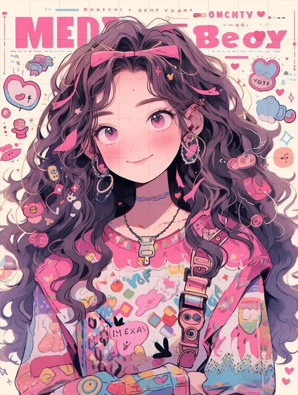 Kawaii Emoji Anime Girls
