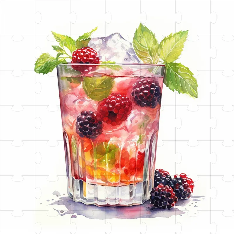 Pretty Refreshing Cocktails Clip Art