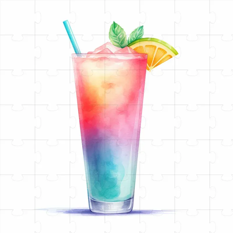 Pretty Refreshing Cocktails Clip Art