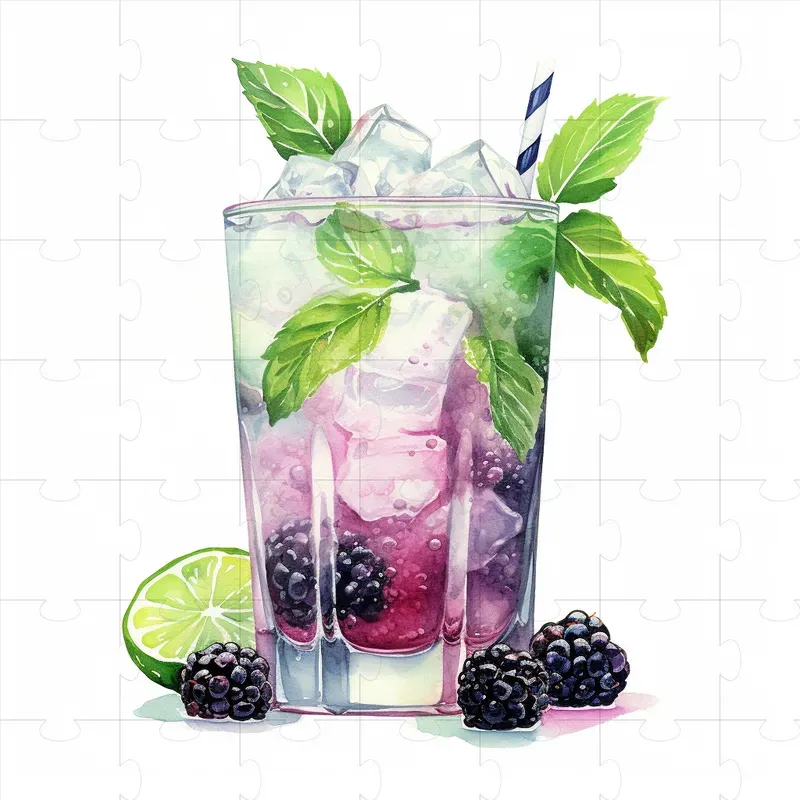 Pretty Refreshing Cocktails Clip Art