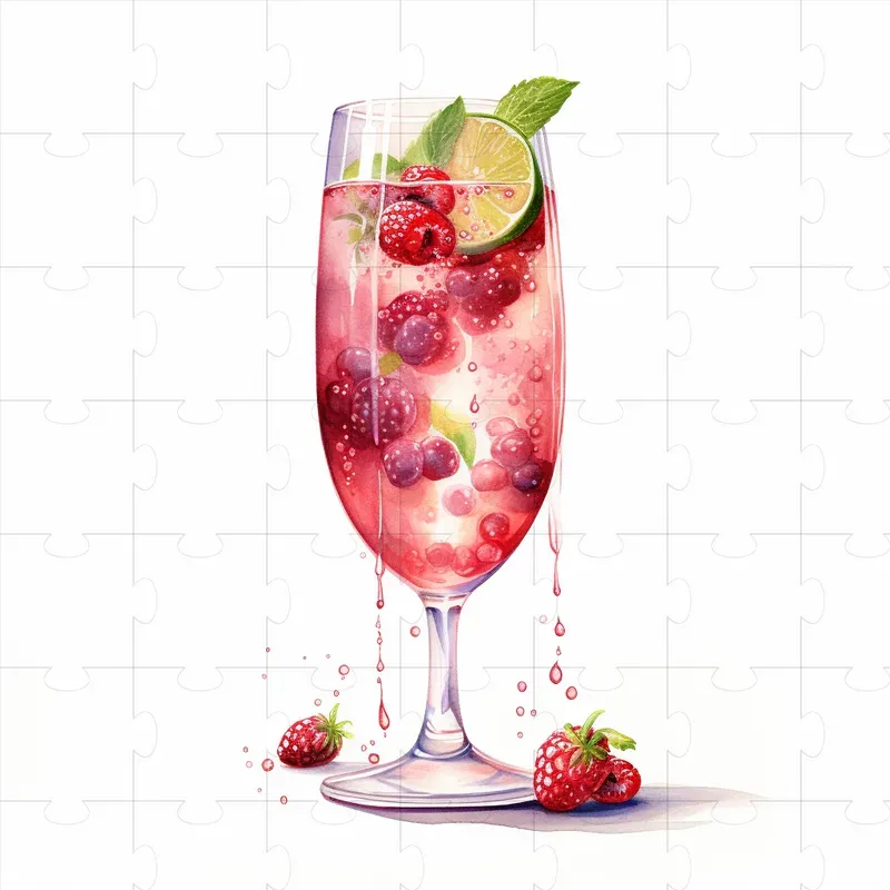 Pretty Refreshing Cocktails Clip Art