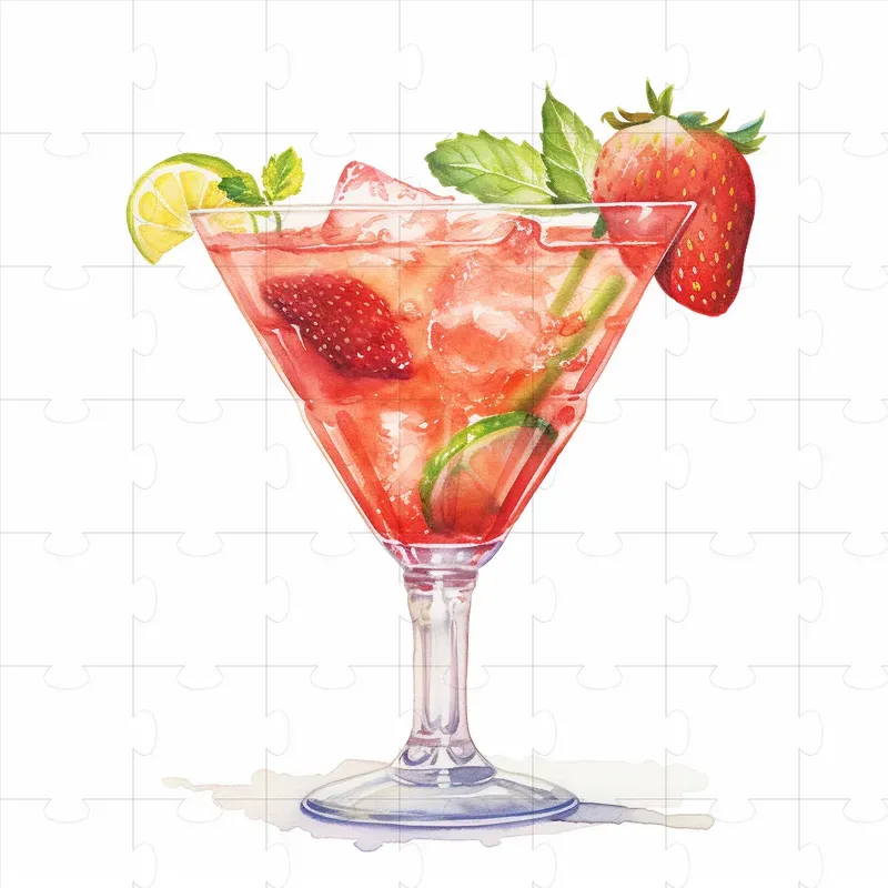Pretty Refreshing Cocktails Clip Art