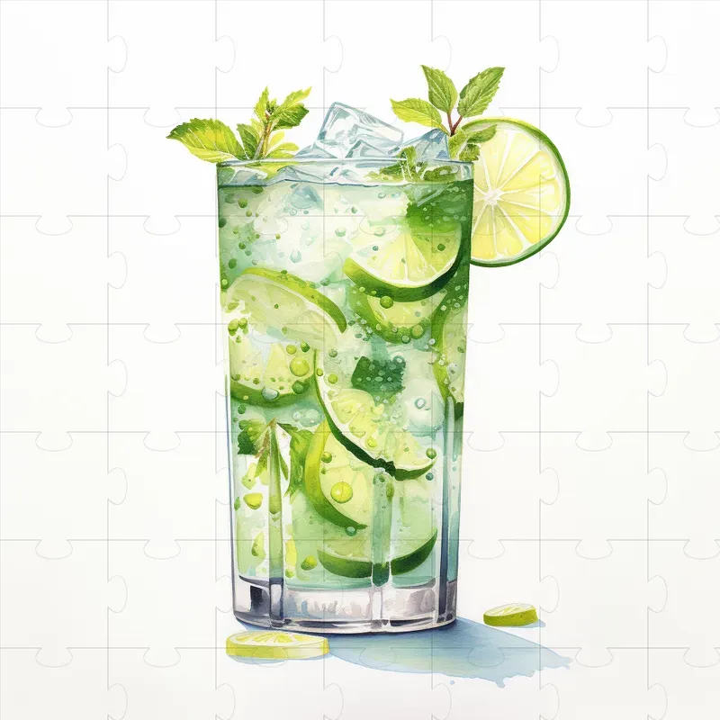 Pretty Refreshing Cocktails Clip Art