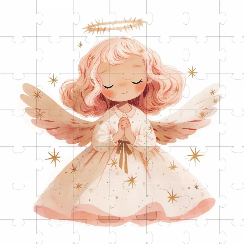 Minimal Kawaii Pink Christmas Clip Art