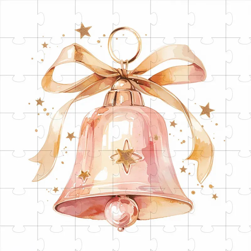 Minimal Kawaii Pink Christmas Clip Art