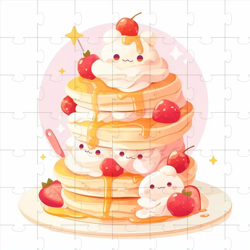 Kawaii Japanese Anime Food Illustrations