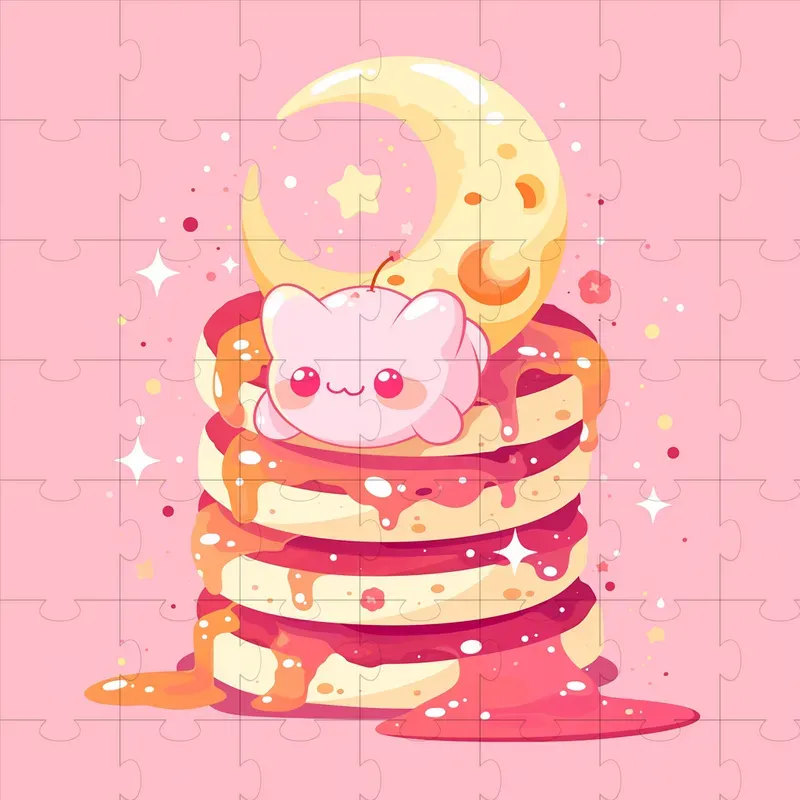 Kawaii Japanese Anime Food Illustrations