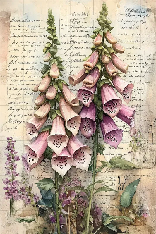 Pretty Floral Junk Journal Papers