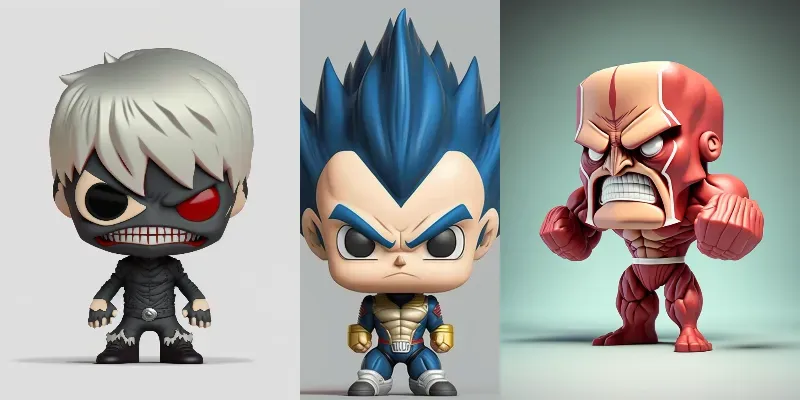 Anime Funko Pops generated by undefined