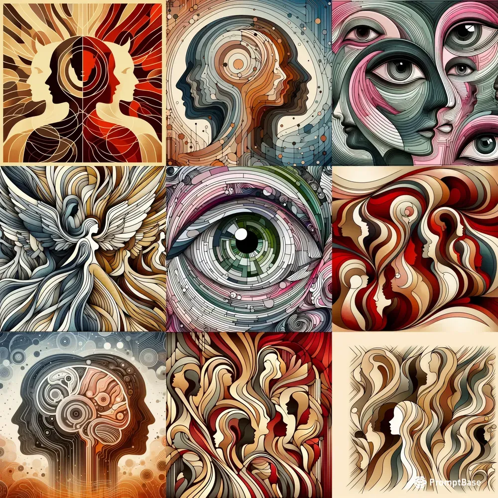 Collages Of Stylized Silhouettes