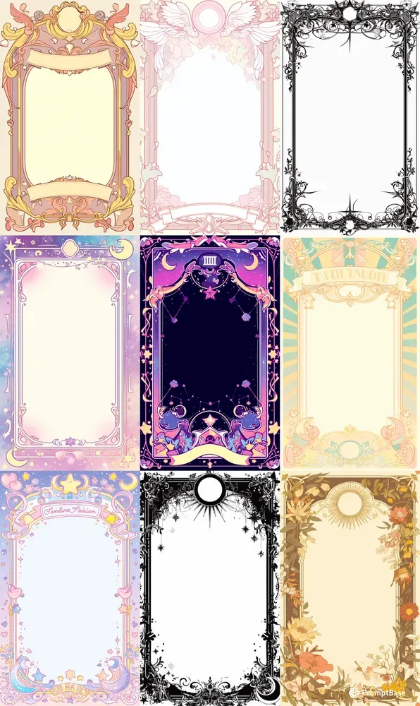 Tarot Card Frames