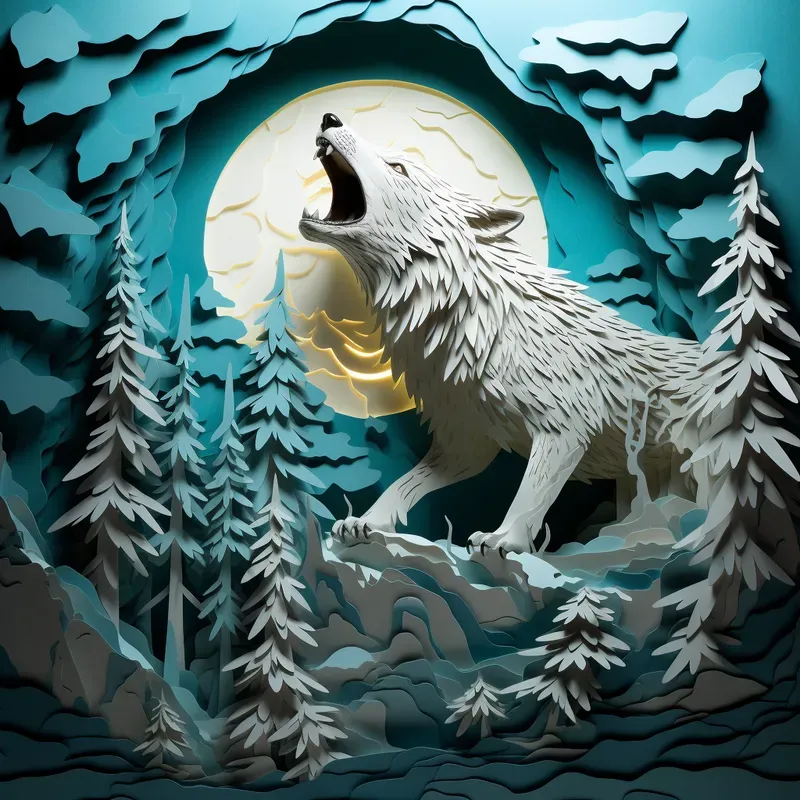 Paper Cut Animals