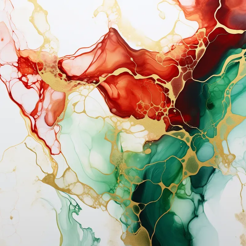 Abstract Alcohol Ink Art