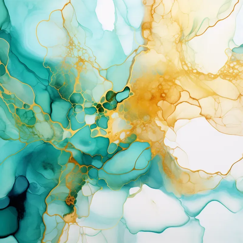 Abstract Alcohol Ink Art