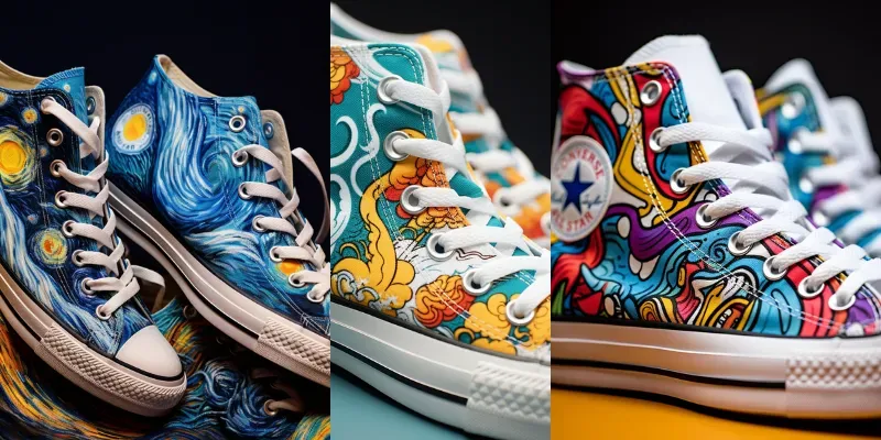 Canvas Shoe Painting Ideas generated by undefined