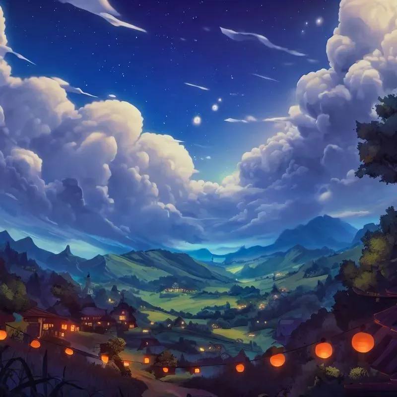 Magical Anime Landscape Ghibli Sceneries