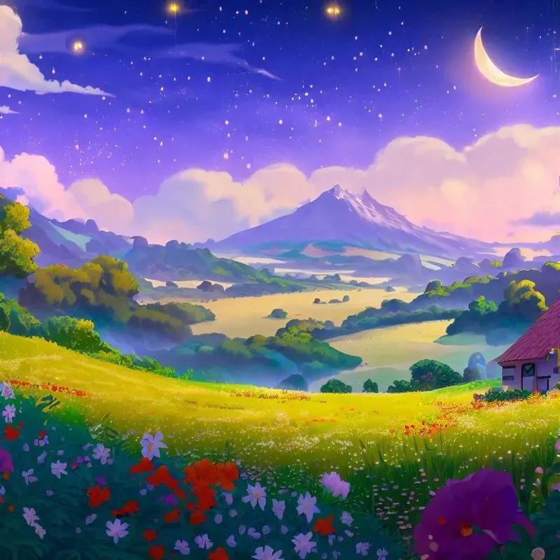 Magical Anime Landscape Ghibli Sceneries
