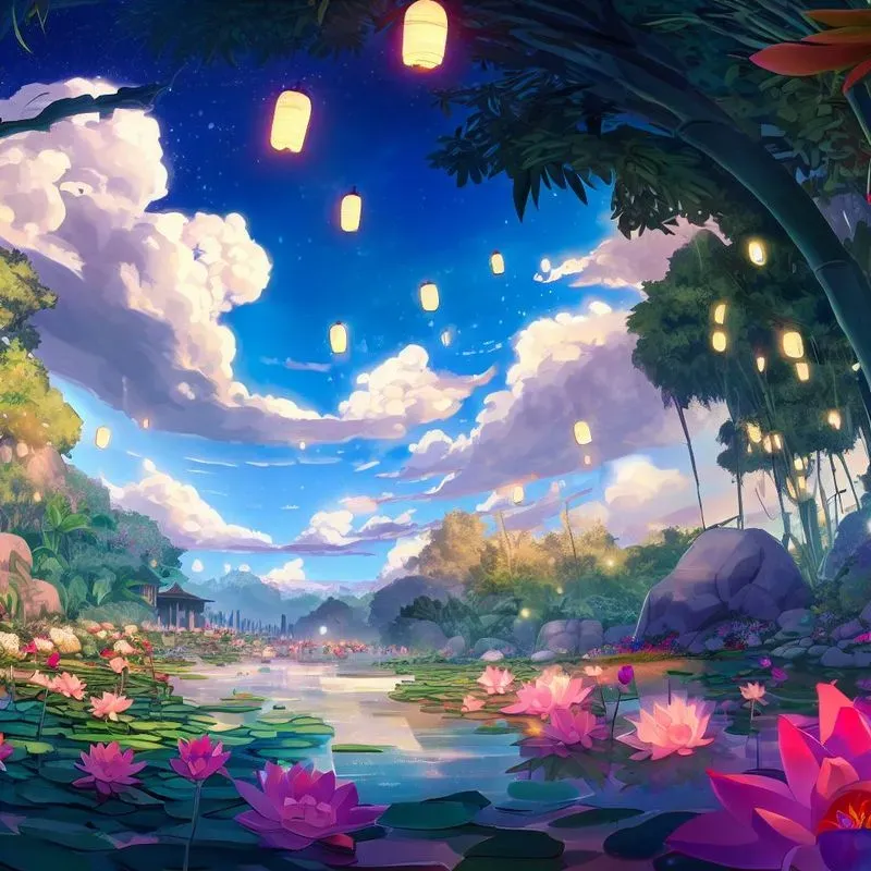 Magical Anime Landscape Ghibli Sceneries